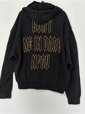 NWT Lg Darc Sport Bury Me In Darc Dark NFGU Chambers Zip Hoodie Black 822/1000